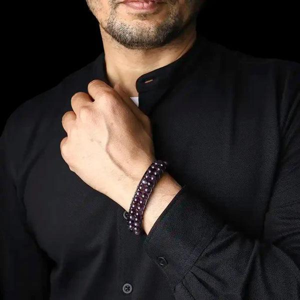 Soulful Silence Amethyst Bracelet Wristband Nakshatra one