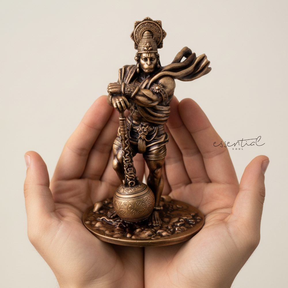Bahubali Hanuman Idol for Car Dashboard | Powerful Guardian Decor