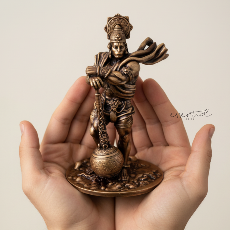 Bahubali Hanuman Idol for Car Dashboard | Powerful Guardian Decor