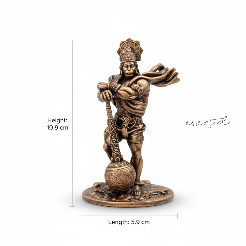 Bahubali Hanuman Idol for Car Dashboard | Powerful Guardian Decor