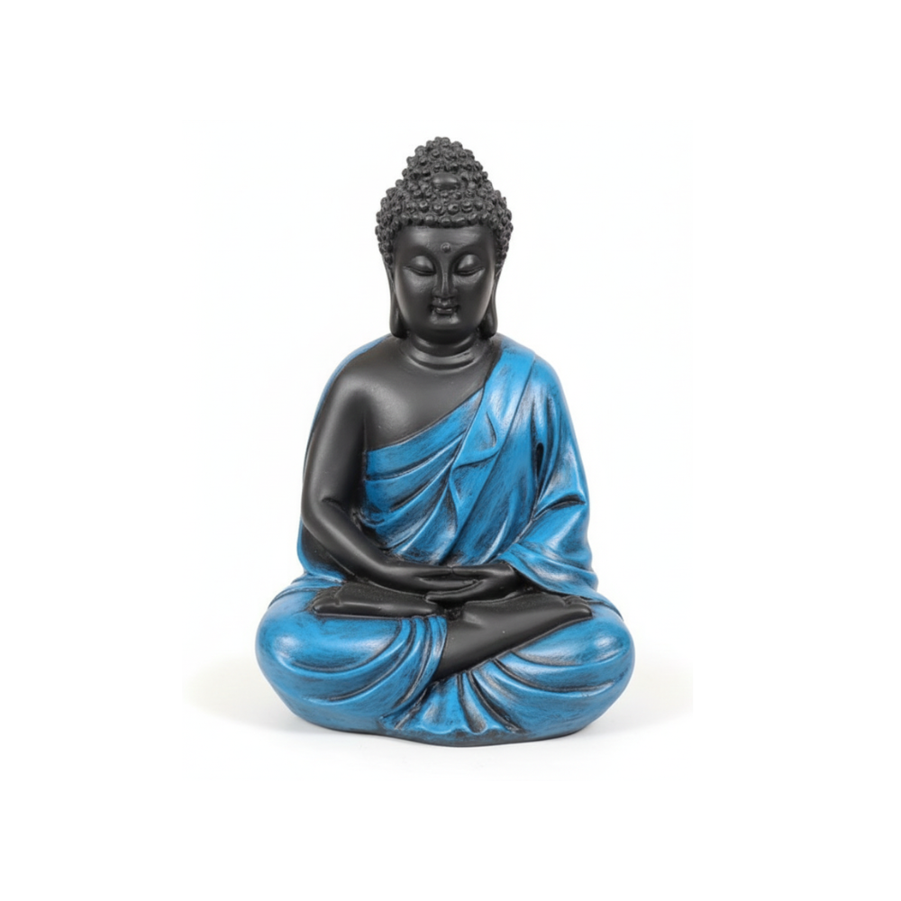 Blue & Black Buddha Statue