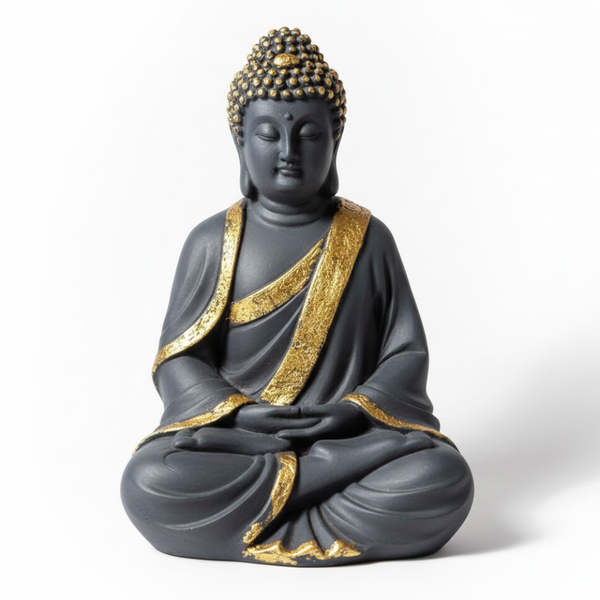Black & Gold Buddha Statue