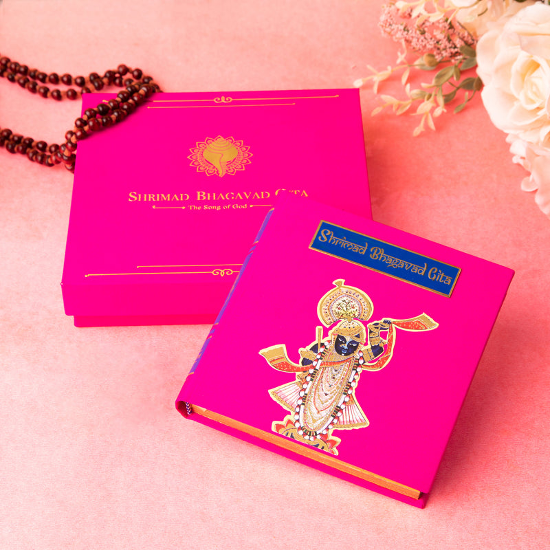 Srimad Bhagavad Gita | Luxe Edition | Bright Pink