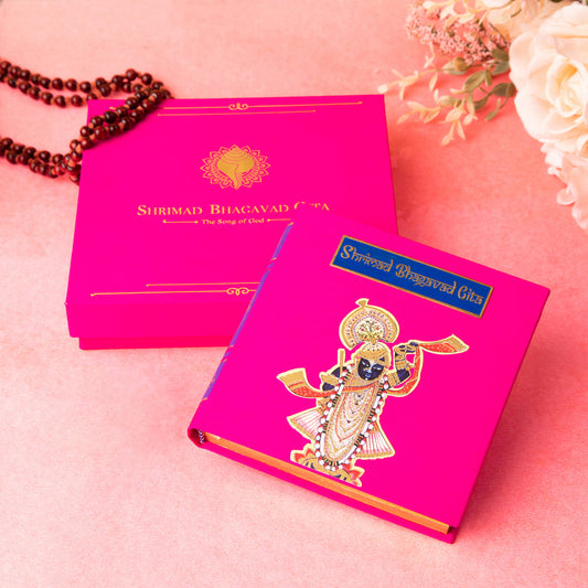 Srimad Bhagavad Gita | Luxe Edition | Bright Pink