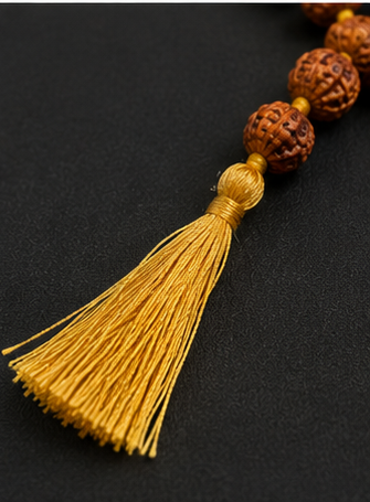 Brown Rudraksha Mala (108+1 Beads)