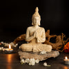 Meditating Buddha Premium Resin 7 inch Gifting Idol