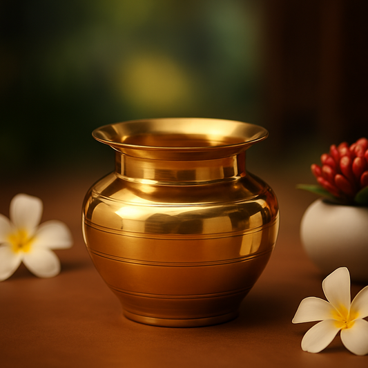 Pure Pital Lota/ Pital Kalash for Pooja & Surya Namaskar 4.5 Inch Height | 140g