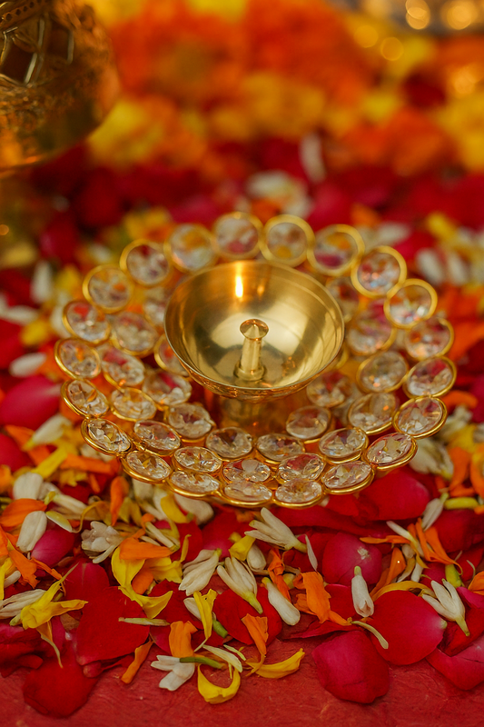 Brass Crystal Diya 5.1 Inch | 115g