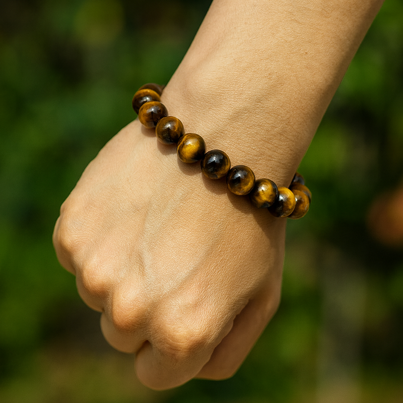 Best Tiger Eye Bracelet for Success, Luck & Positivity