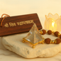 Divine Energy Combo: Shiv Rudrashtakam Wooden Book,Vastu Crystal Yantra,Rudraksh Bracelet
