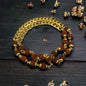 Gold Plated Rudraksha Links Necklace For Men Nakshatra one