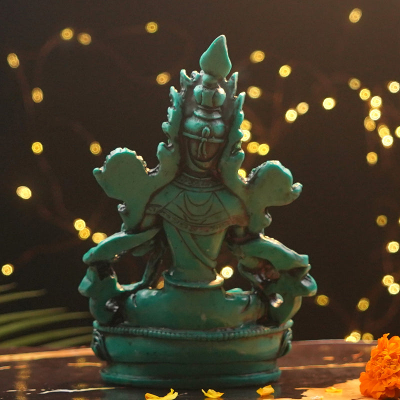 Green Tara Mata Statue 8" | Removes Obstacles | 500g