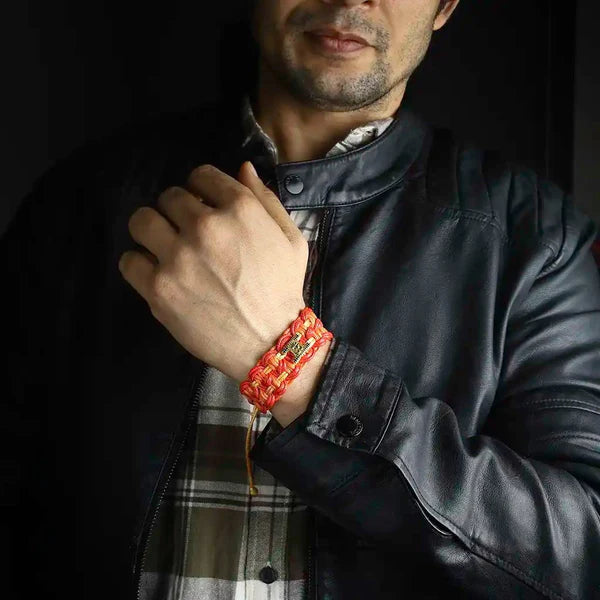 Strong Individual Kalawa Thread Inspired Aum Bracelet Nakshatra one