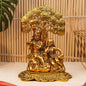Gold Plated Radha Krishna Statue (7 Inch) | Idol for Gifting |360g