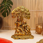 Gold Plated Radha Krishna Statue (7 Inch) | Idol for Gifting |360g