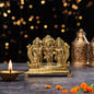 Golden Ram Darbar Murti | Ram Darbar Gifting 4 Inch