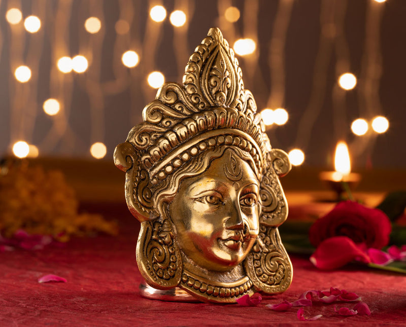Maa Durga Face For Wall/Door Hanging 6 Inch | 195g