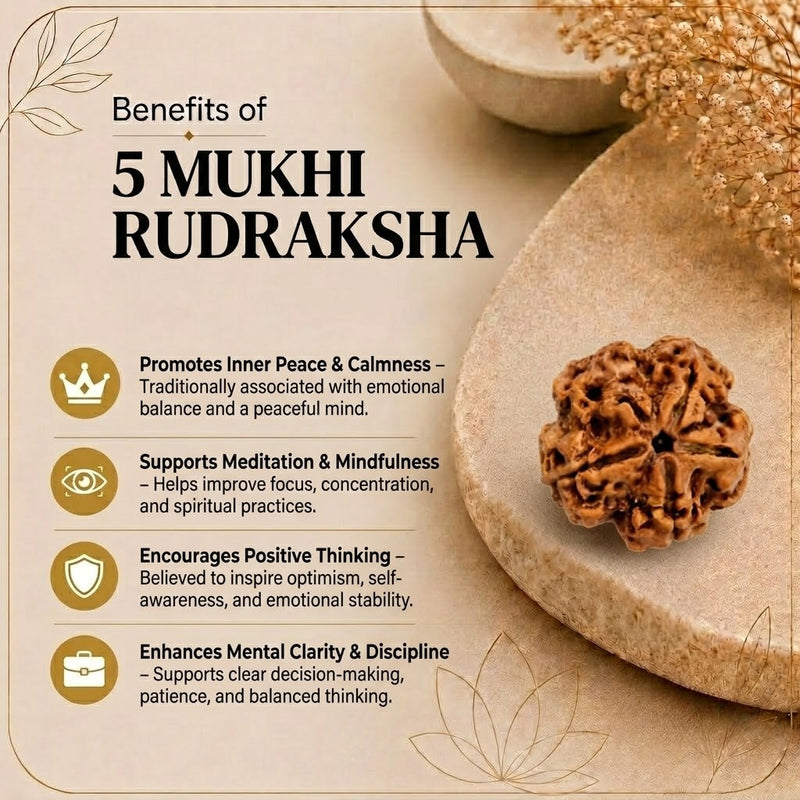5 Mukhi Rudraksha