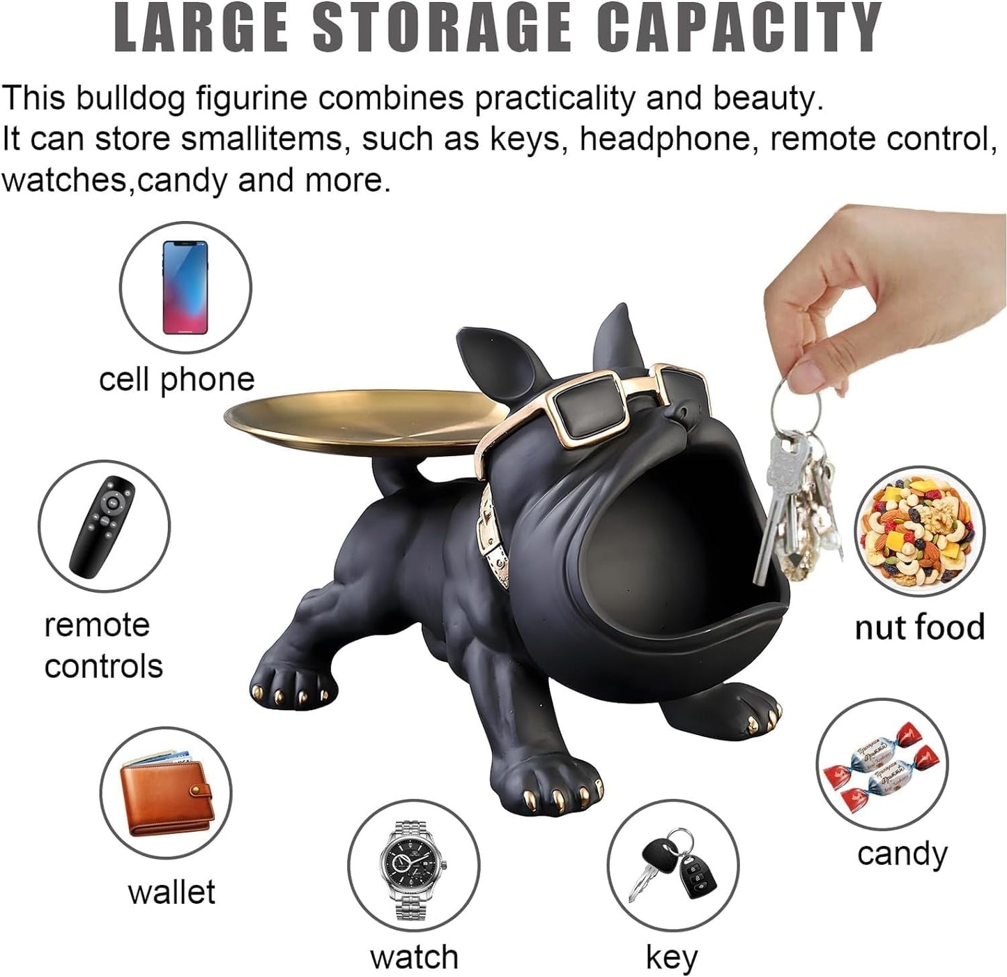 Big Smokey Bulldog – Designer Key & Accessory Holder