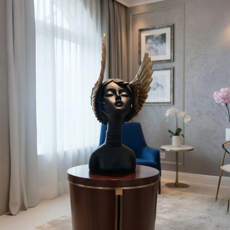 Winged Lady Showpiece Statue