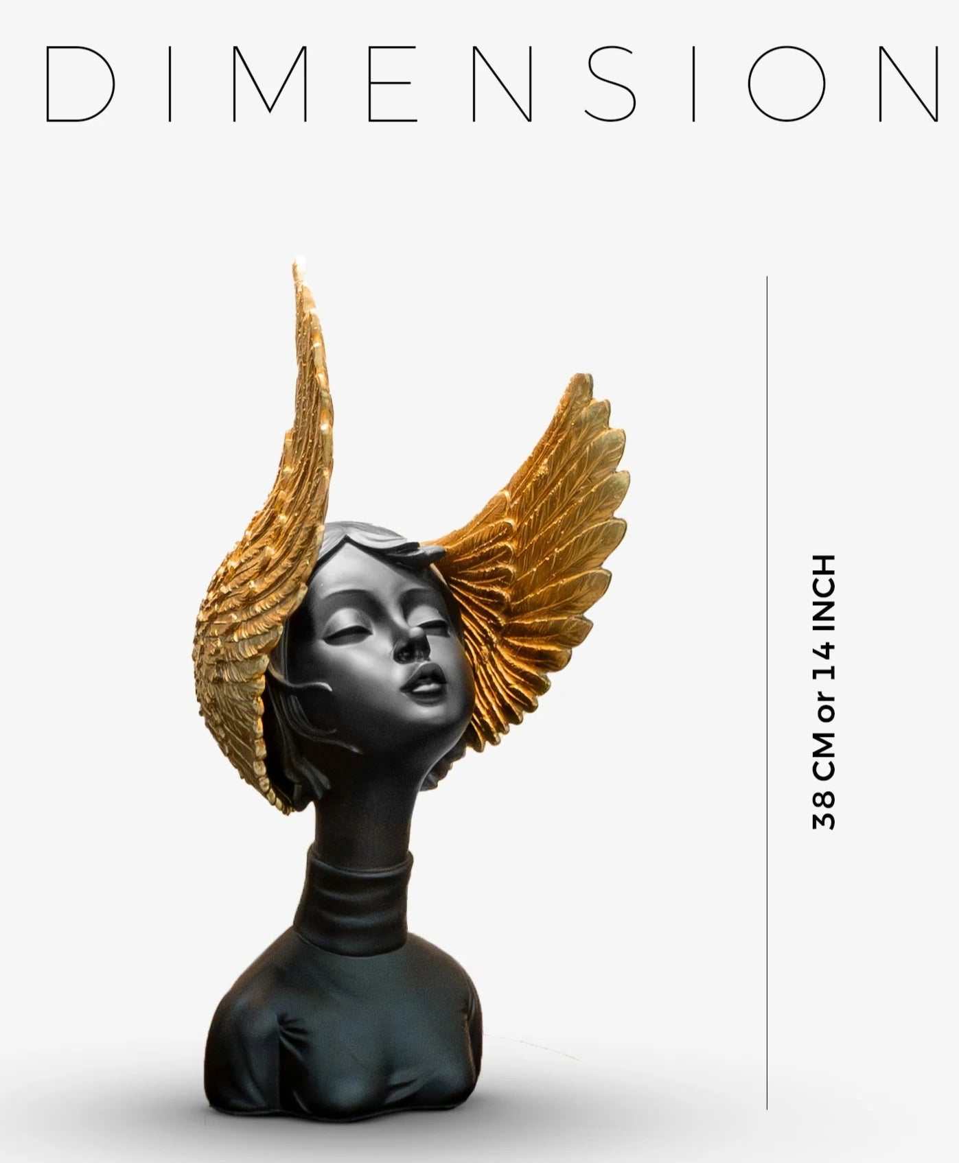 Winged Lady Showpiece Statue