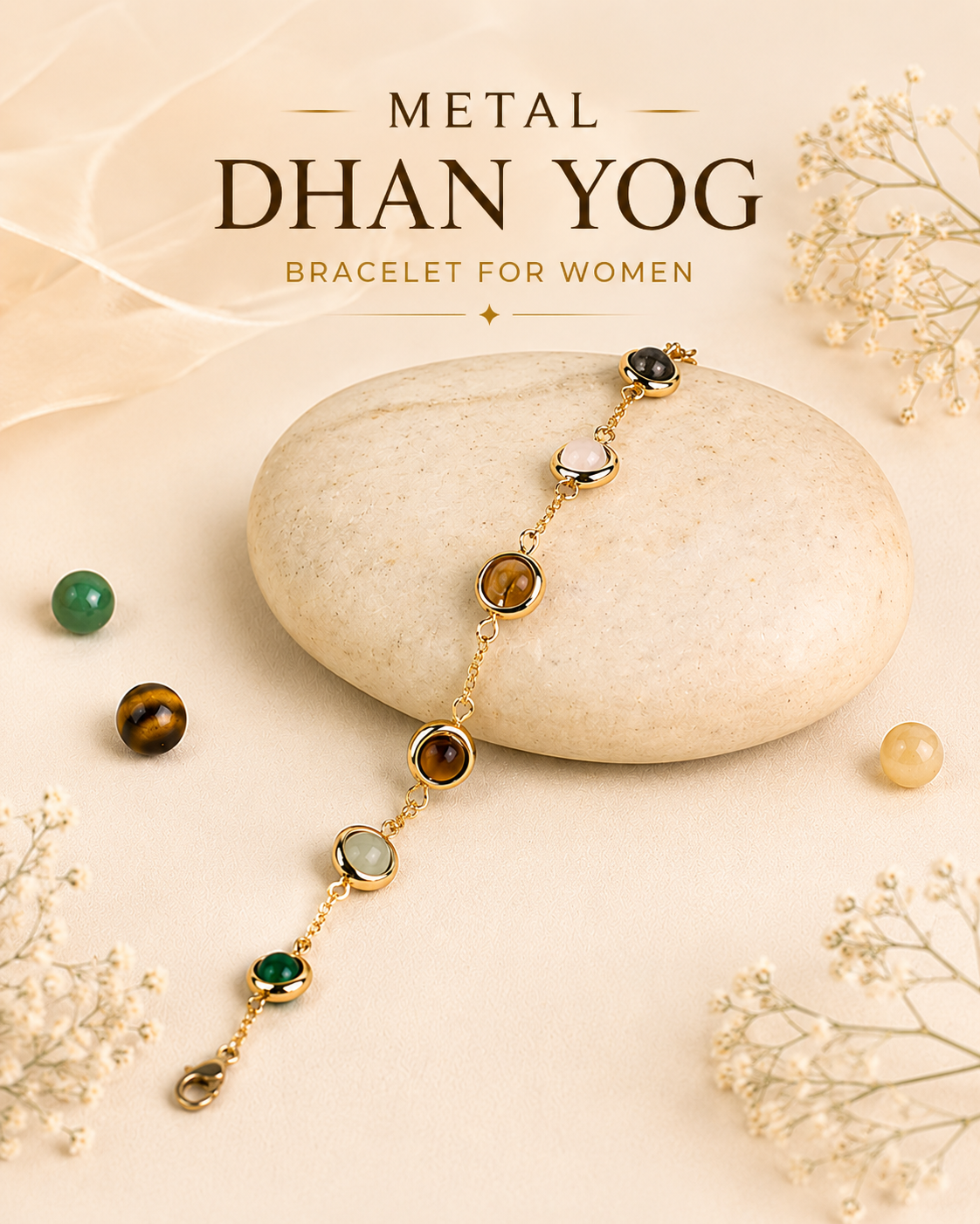Metal Dhan Yog Bracelet for Women