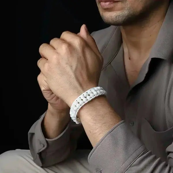 Mother of Pearl Wristband Bracelet – A Journey Beyond Self-Doubt - Nakshatra one