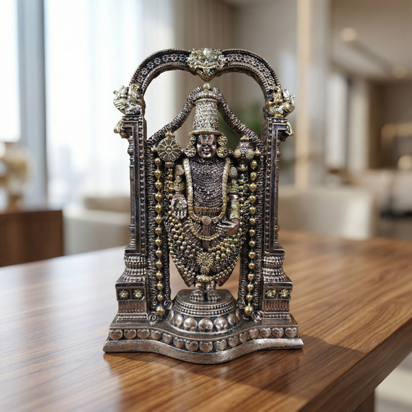 Premium Venkateswara Idol for Home Temple – Handcrafted Tirupati Balaji Brass Murti