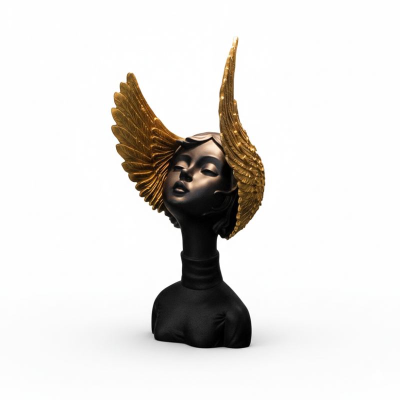 Winged Lady Showpiece Statue