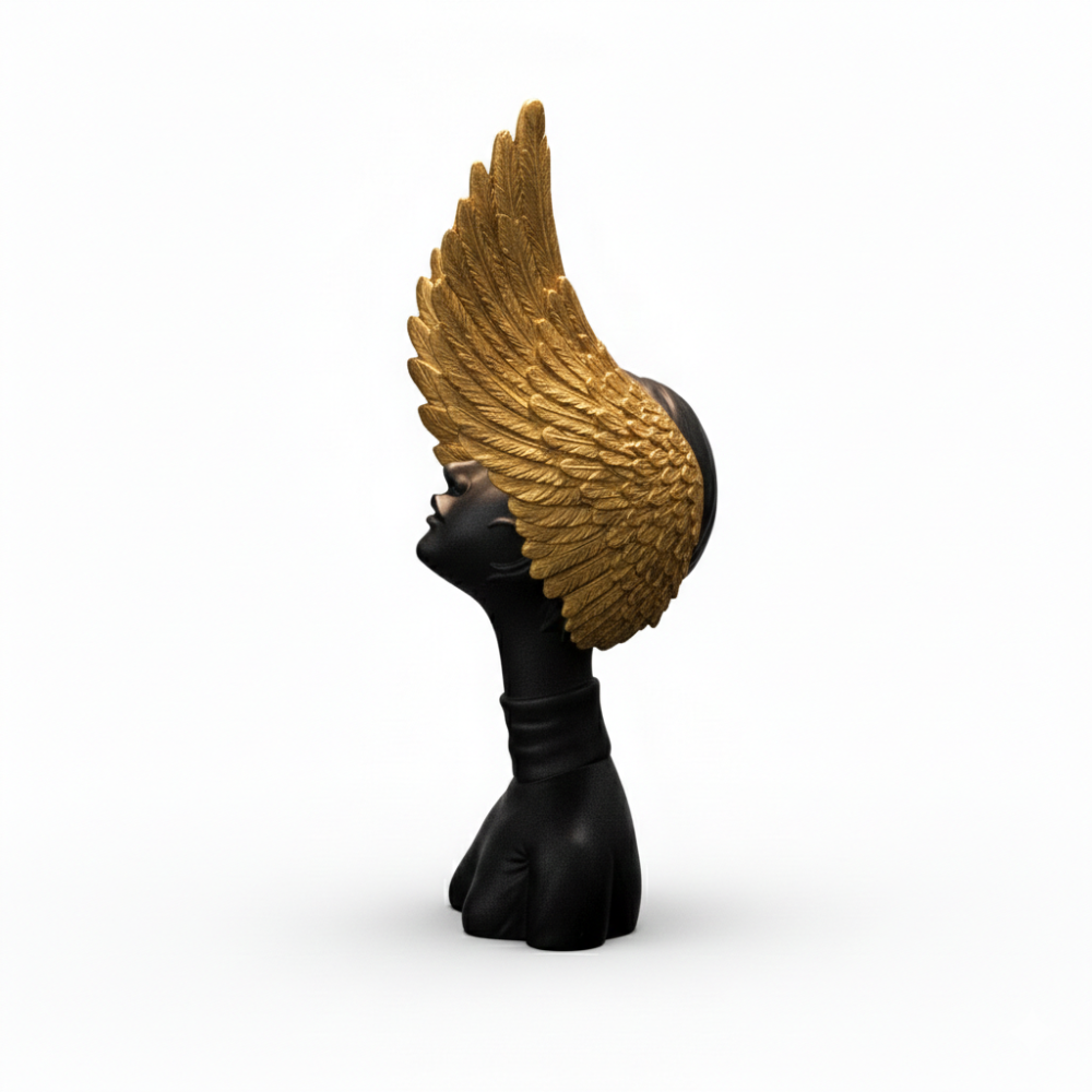 Winged Lady Showpiece Statue