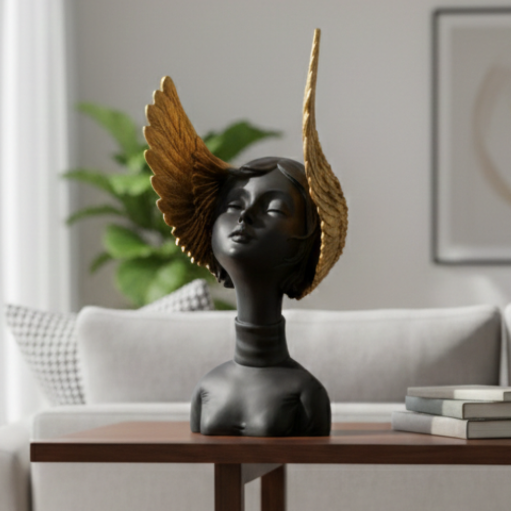 Winged Lady Showpiece Statue