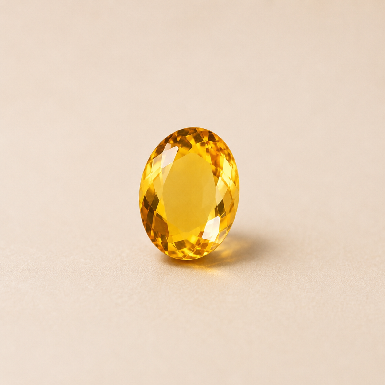 Natural Yellow Sapphire Stone