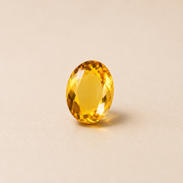 Natural Yellow Sapphire Stone